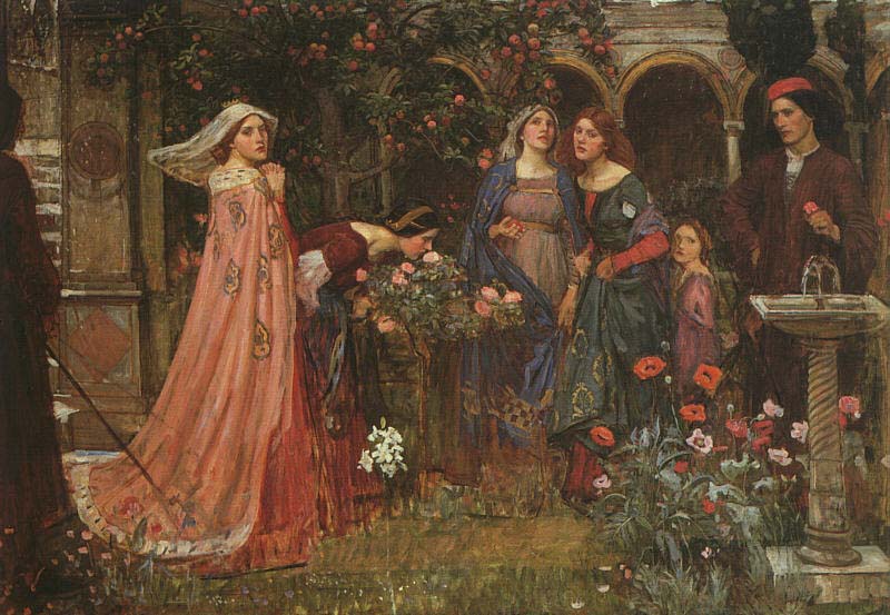 Enchanted Garden, John William Waterhouse